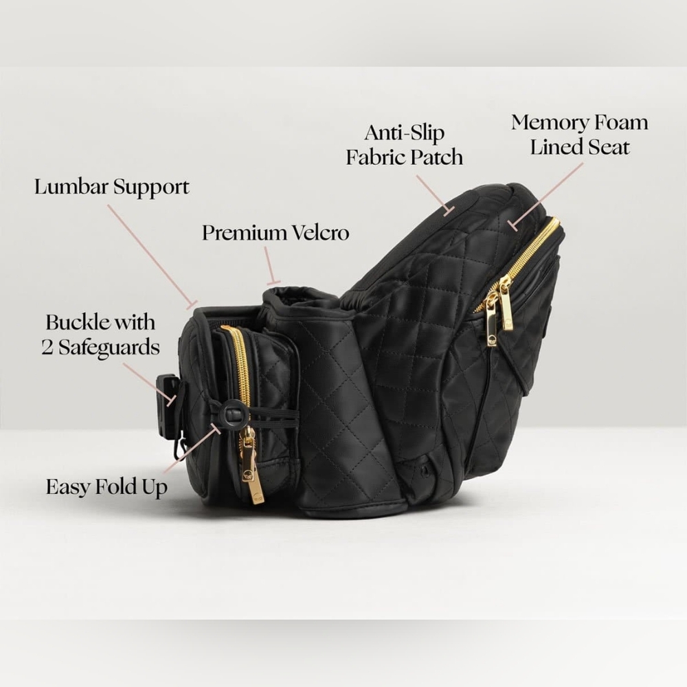Tush Baby Vegan leather hip carrier